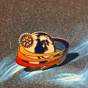 Colorful Planet Enamel Pin